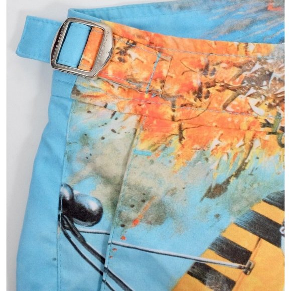 New Orlebar Brown Bulldog 007 James Bond sz 32 swim trunks shorts - Picture 6 of 8